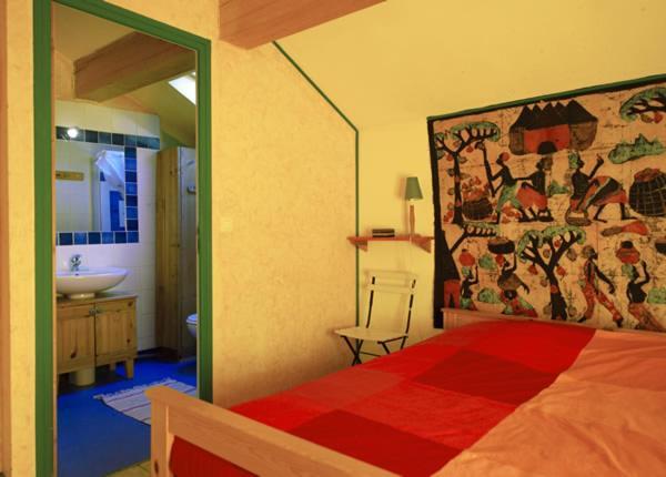 Bed and Breakfast Le Mas Franc Enveitg Exteriér fotografie